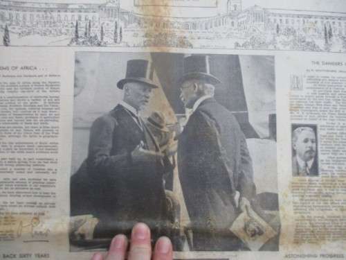 VINTAGE NEWSPAPER - THE JOHANNESBURGER / TRANSVAAL  25 YEARS OF THE UNION 1935