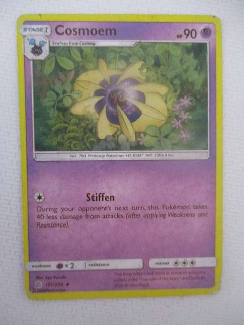 POKEMON - COSMOEM - CARD BIT WORN - COSMIC ECLIPSE