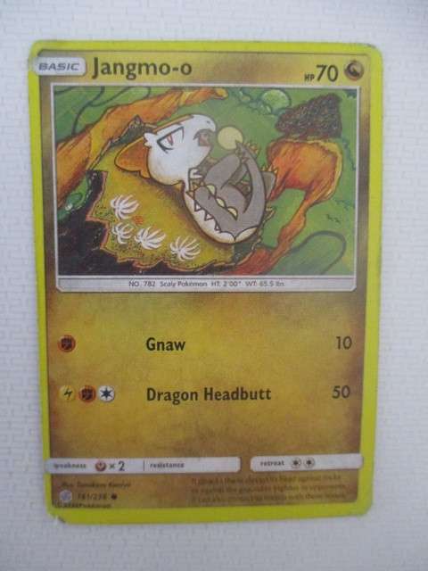POKEMON - JANGMO-O - BIT WORN CARD - COSMIC ECLIPSE