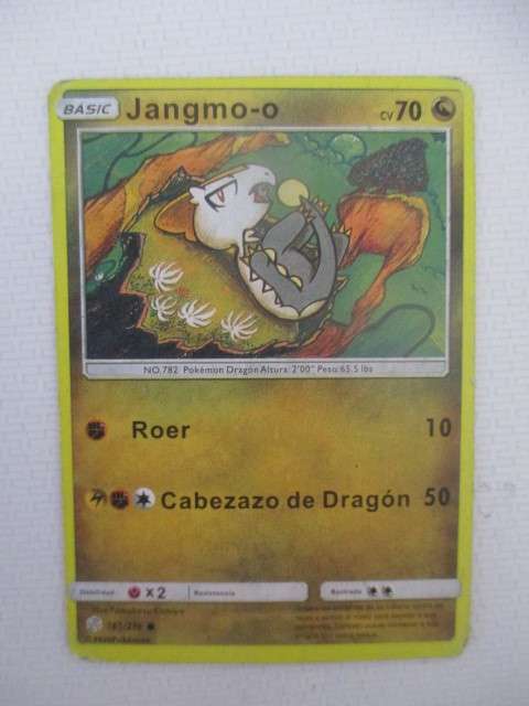 POKEMON - JANGMO-O - BIT WORN CARD - COSMIC ECLIPSE