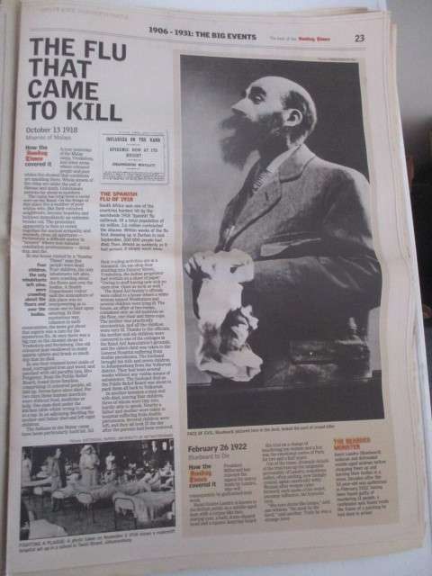 VINTAGE NEWSPAPER -  100 YEARS -  SUNDAY TIMES 1906-1931
