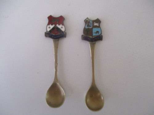LOT OF SUGAR AND MUSTARD SPOONS -  6 PIECES