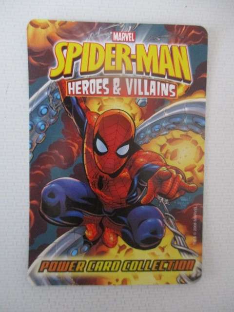 DC  MARVEL TRADING CARDS - SPIDER-MAN / HEROES and VILLIANS  - NO. 73 KINGPIN FOIL CARD