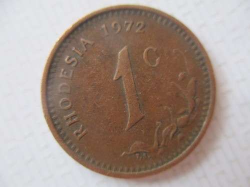 RHODESIA 1972 1c COIN