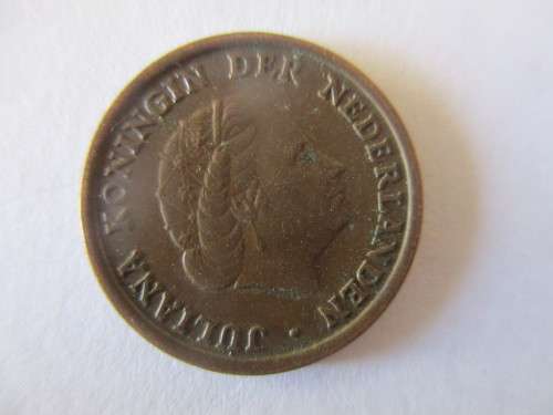 NETHERLANDS 1c COIN  - 1951  - GREAT DETAIL