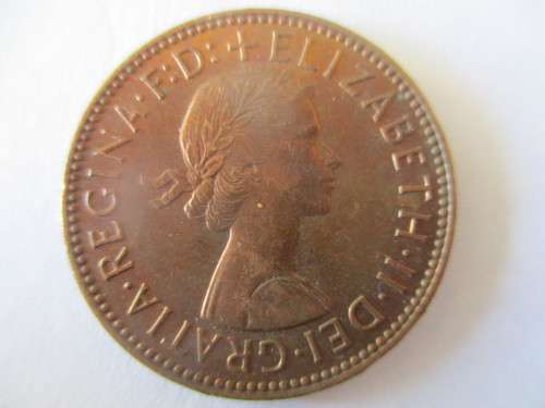 GREAT BRITAIN - HALF PENNY -  1965 - GREAT DETAIL COIN