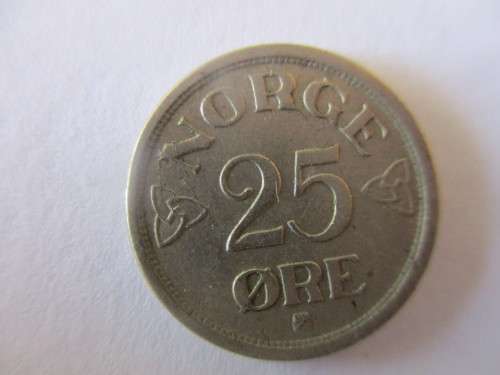 NORWAY - 25  ORE - 1952 COIN