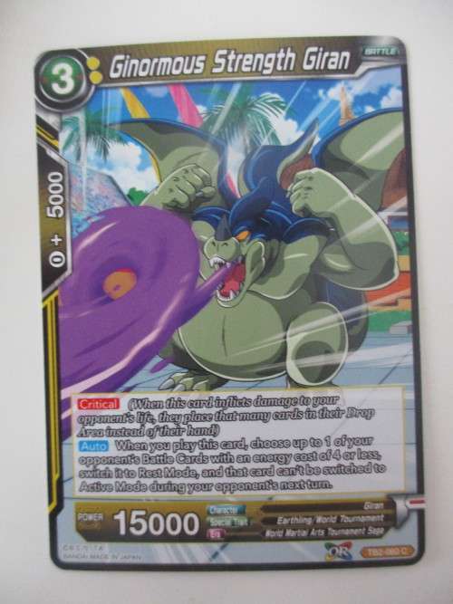 DRAGON BALL Z - COLOSSAL WARFARE - GINORMOUS STRENGTH GIRAN