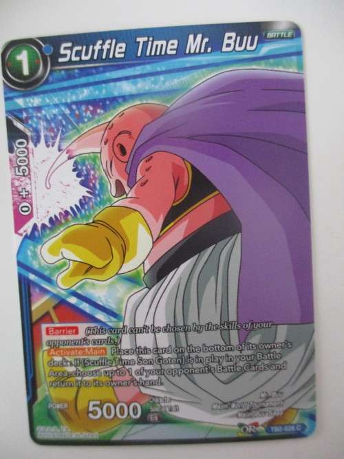 DRAGON BALL Z CARD - COLOSSAL WARFARE - SCUFFLE TIME MR. BUU