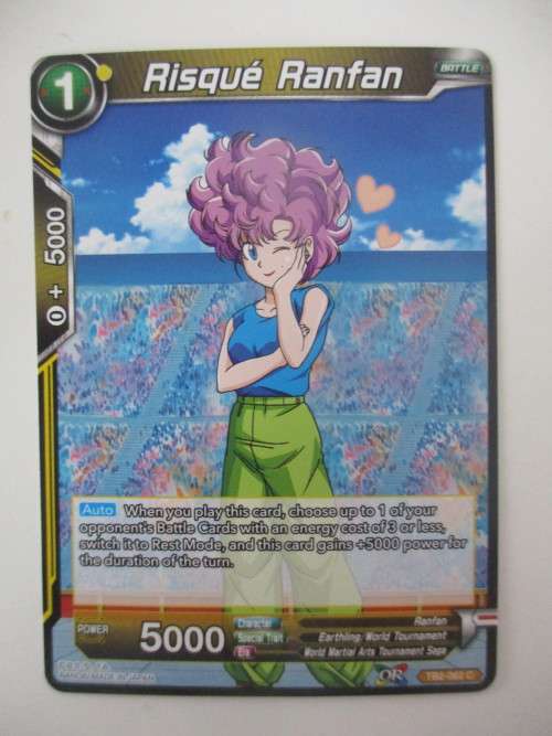 DRAGON BALL Z - COLOSSAL WARFARE  CARD-   RISQUE RANFAN