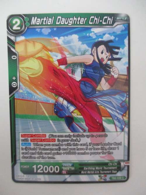 DRAGON BALL Z  TRADING CARD - COLOSSAL WARFARE -  MARTIAL DAUGHTER CHI-CHI