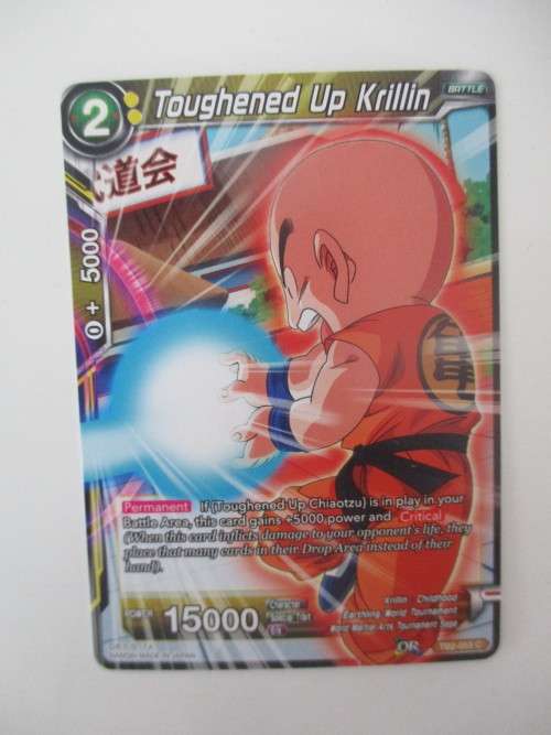 DRAGON BALL Z  TRADING CARD - COLOSSAL WARFARE -   TOUGHENED UP KRILLIN