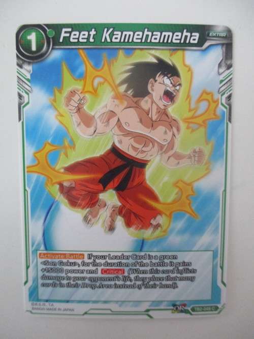 DRAGON BALL Z  TRADING CARD - COLOSSAL WARFARE -     FEET KAMEHAMEHA