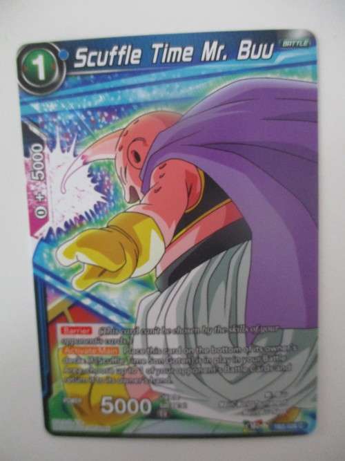 DRAGON BALL Z  TRADING CARD - COLOSSAL WARFARE -   SCUFFLE TIME MR. BUU