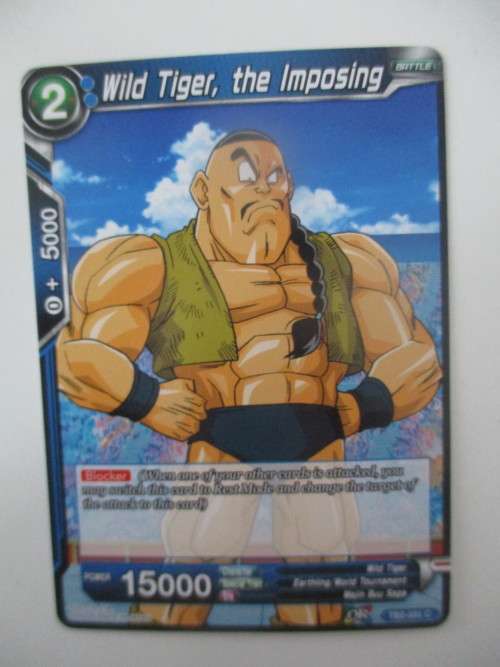 DRAGON BALL Z  TRADING CARD - COLOSSAL WARFARE -    WILD TIGER THE IMPOSING