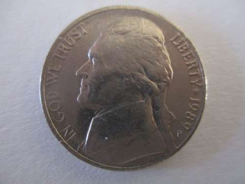 AMERICA - JEFFERSON 5c coin  - 1989