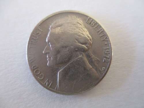 AMERICA - JEFFERSON 5c coin  - 1972