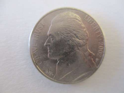 AMERICA - JEFFERSON 5c coin  -  2002
