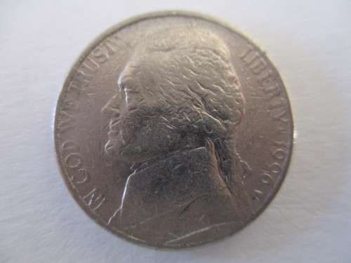 AMERICA - JEFFERSON 5c coin  -  1996