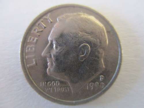 AMERICA - 10c  COIN DIME - ROOSEVELT - 1990