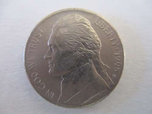 AMERICA  -5c - coin - JEFFERSON  -1995