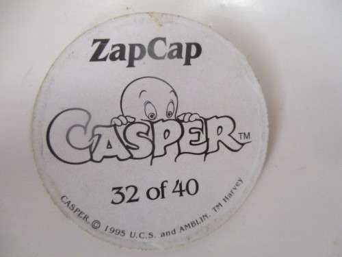 VINTAGE CASPER ZAP CAP TAZOS  4 PIECES