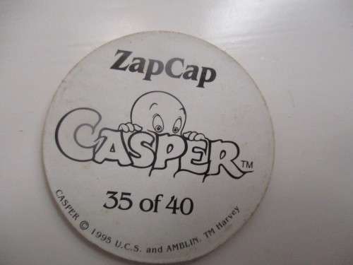 VINTAGE CASPER ZAP CAP TAZOS  4 PIECES