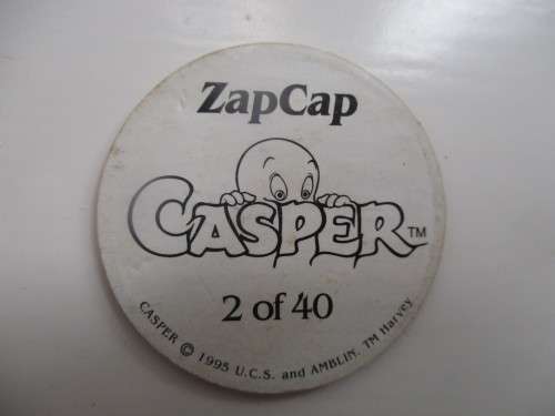 VINTAGE CASPER ZAP CAP TAZOS  4 PIECES