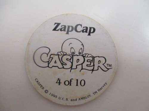 VINTAGE CASPER ZAP CAP TAZOS  4 PIECES