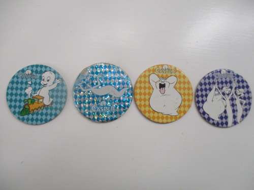 VINTAGE CASPER ZAP CAP TAZOS  4 PIECES