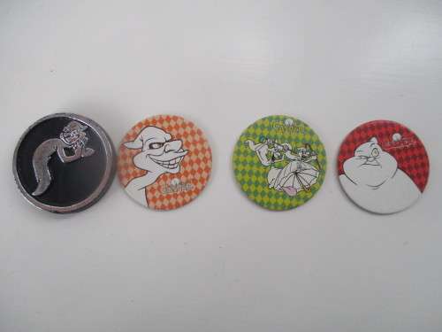 VINTAGE CASPER ZAP CAP TAZOS  4 PIECES