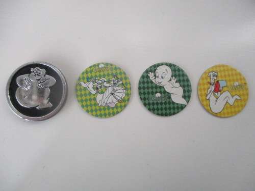 VINTAGE CASPER ZAP CAP TAZOS  4 PIECES