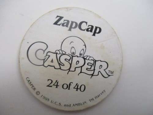 VINTAGE CASPER ZAP CAP TAZOS  4 PIECES