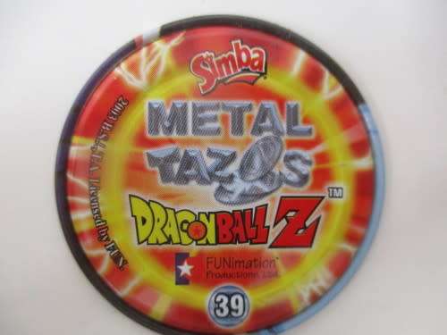 DRAGON BALL - Z LOT OF 4 METAL TAZOS
