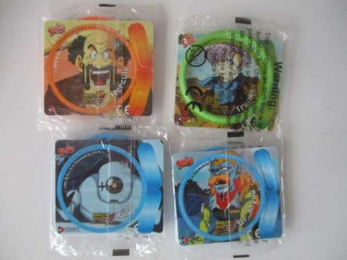 DRAGON BALL - Z LOT OF 4 UNOPENED TAZOS   - DRAGON BALL GT