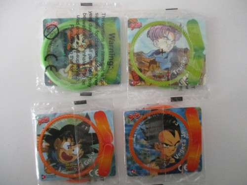 DRAGON BALL - Z LOT OF 4 UNOPENED TAZOS   - DRAGON BALL GT