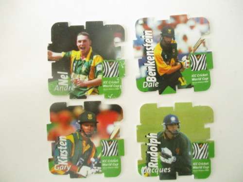 CRICKET TAZOS - LOT O 4