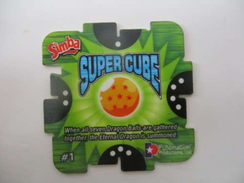 DRAGON BALL Z - LOT OF 4 SUPER CUBE TAZOS