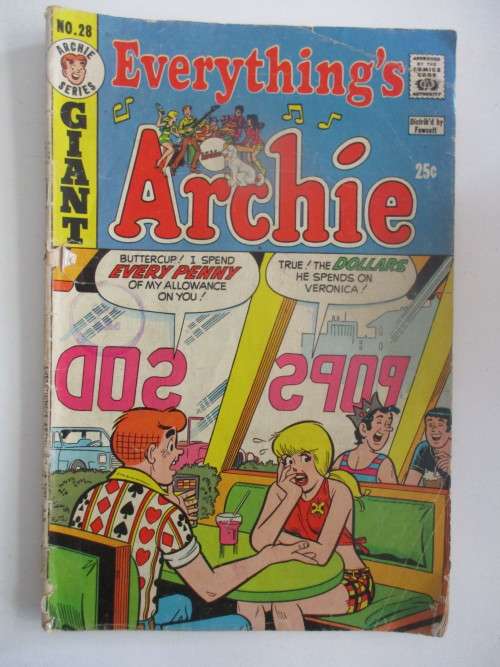 ARCHIE  SERIES - EVERYTHINGS ARCHIE -  NO. 28   1973