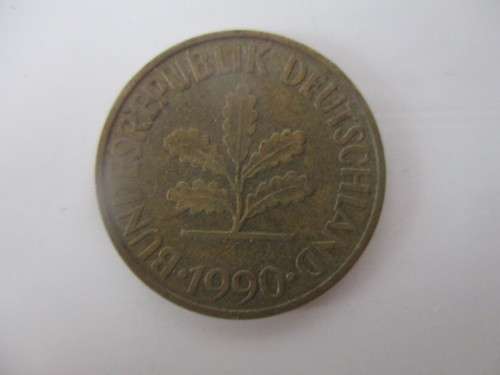 GERMANY - 10  PFENNIG - 1990  - LOVELY DETAIL