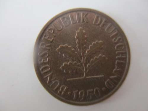 GERMANY - 2 PHENNIG -  1950 - GREAT DETAIL