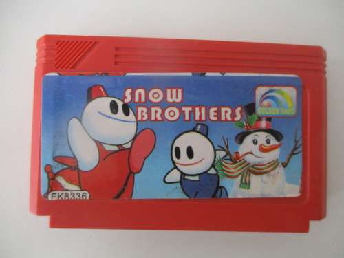 VINTAGE GAME CARTRIDGE - SNOW BROTHERS