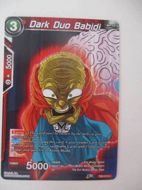 DRAGON BALL Z TRADING CARD -  DARK DUO BADIDI