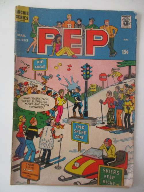ARCHIE SERIES COMICS - PEP -  NO. 263  - 1972