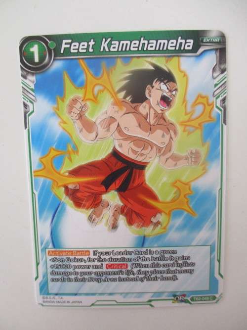 DRAGON BALL Z  TRADING CARD - FEET KAMEHAMEHA