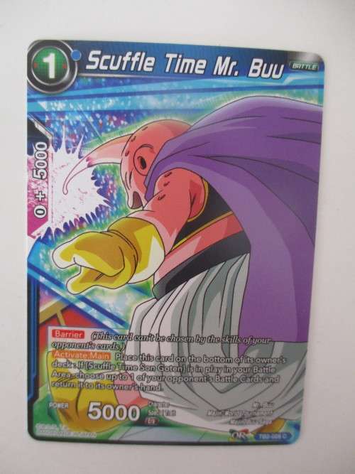 DRAGON BALL Z TRADING CARD -  SCUFFLE TIME MR. BUU