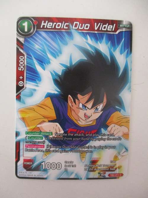 DRAGON BALL Z TRADING CARD -  HEROIC DUO VIDEL