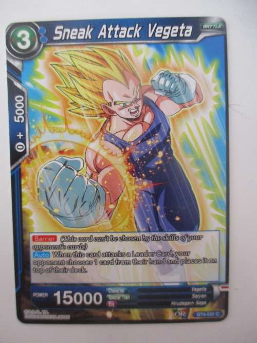 DRAGON BALL Z TRADING CARD -  SNEAK ATTACK VEGETA