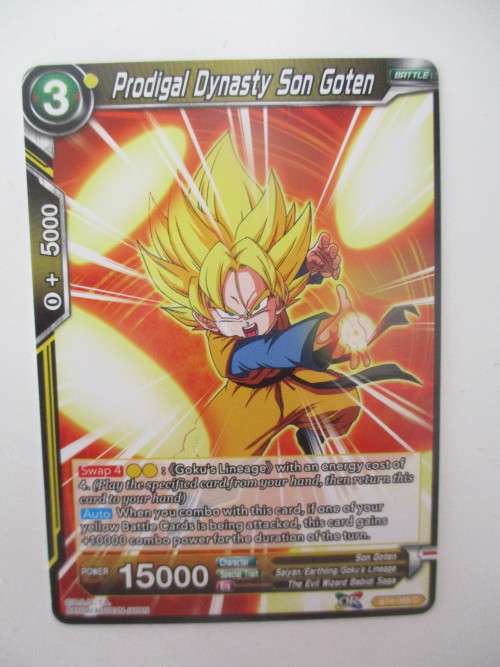 DRAGON BALL Z TRADING CARD -  PRODIGAL DYNASTY SON GOTEN