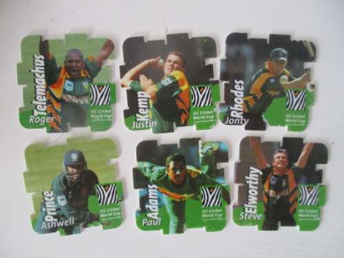 SIMBA HOWZAT  CRICKET  TAZOS 6 PIECES